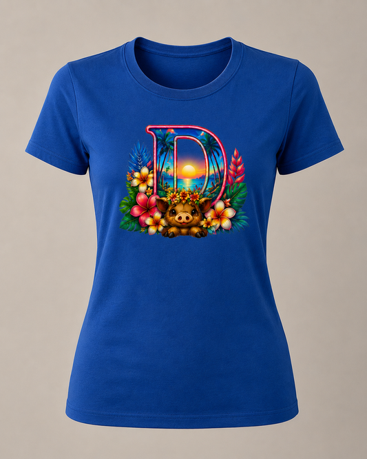 HIGHLAND COW MONOGRAM T SHIRTS