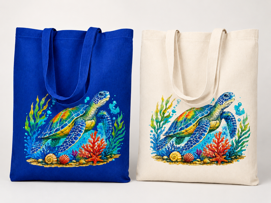 SEA TURTLE TOTE BAGS