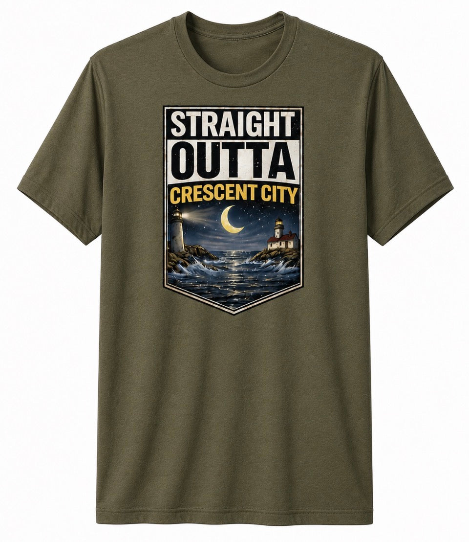 STRAIGHT OUTTA CRESCENT CITY SHORT SLEEVE T-SHIRT