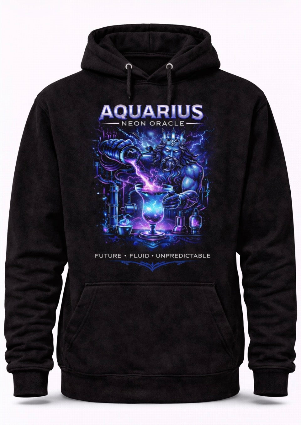 AQUARIUS NEON ORACLE HOODIE