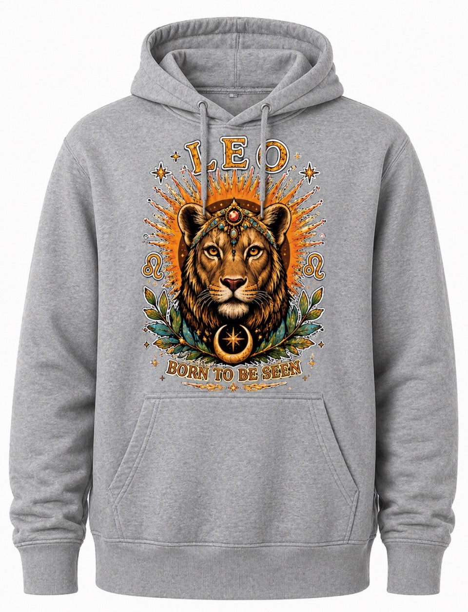 LEO GRAPHIC LION-HOODIE