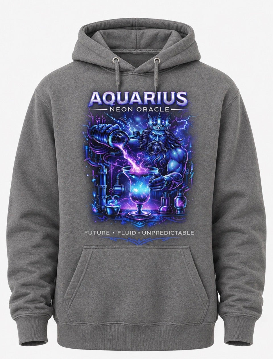 AQUARIUS NEON ORACLE HOODIE