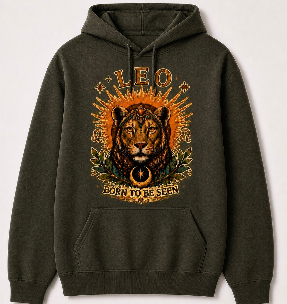 LEO GRAPHIC LION-HOODIE