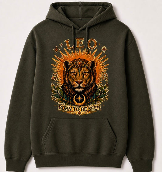 LEO GRAPHIC LION-HOODIE