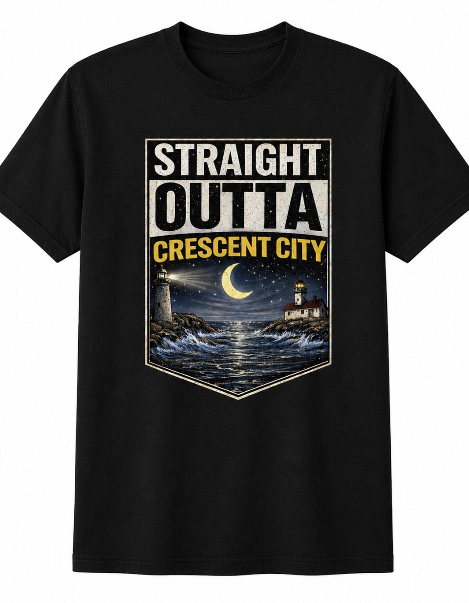 STRAIGHT OUTTA CRESCENT CITY SHORT SLEEVE T-SHIRT