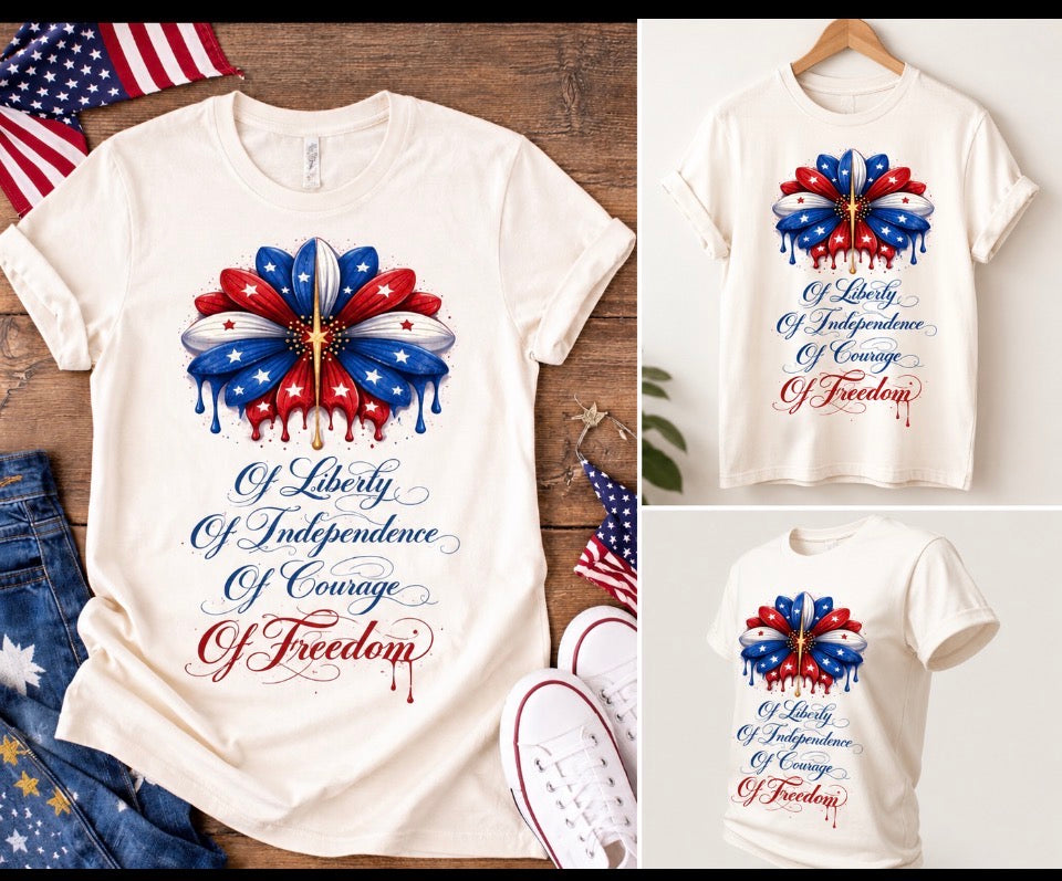 4TH OF JULY PATRIOTIC FLOWER